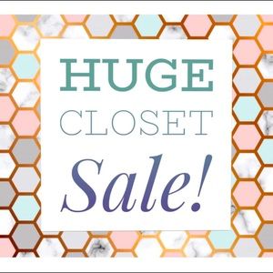 Closet Sale! Most items have been marked down!